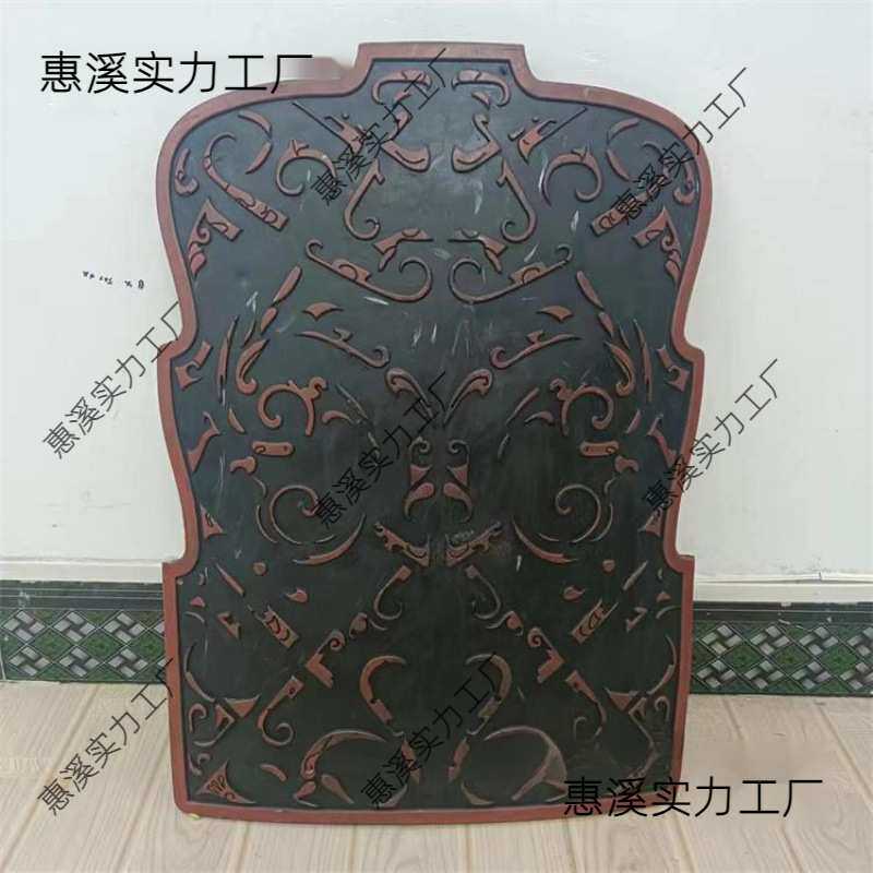 仿古代士兵盾牌古装演出拍摄道具汉代风格盾牌秦汉盾牌