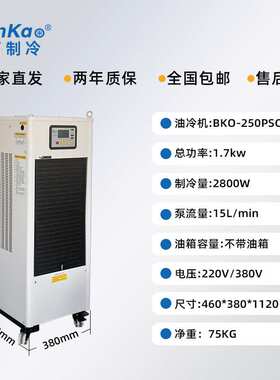 本高BKO-250PSC8加工中心电主轴油冷机CNC数控雕刻精雕降温冷油机