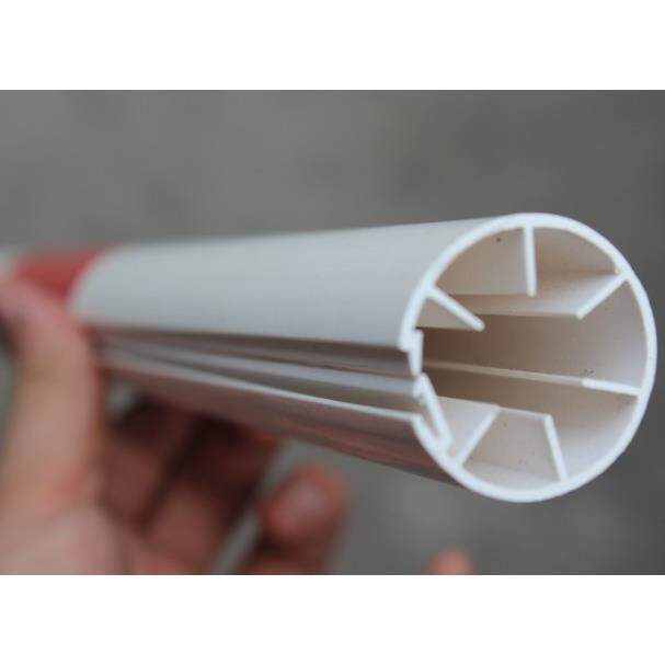 防盗警示管电杆拉线管红白反光警示管跨路线缆护套管100米