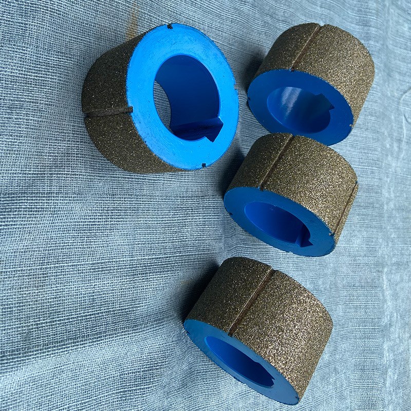 金刚石加宽外圆磨砂轮平行轮外圆轮闸皮刹车片去皮打磨 磨头 砂轮