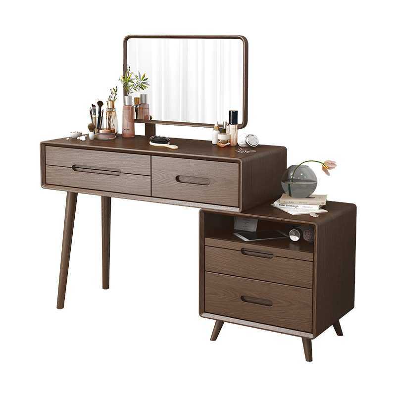 实木梳妆台床头柜一体卧室简约现代化妆台斗柜收纳柜伸缩款化妆桌,电子元器件市场,其它元器件,淘宝优惠券,粉丝福利购,淘宝优惠卷