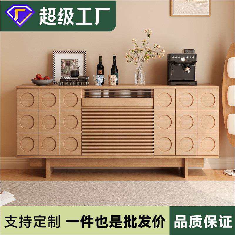 原木风实木斗柜中古斗橱复古卧室储物柜橱柜餐边柜客厅靠墙玄关柜