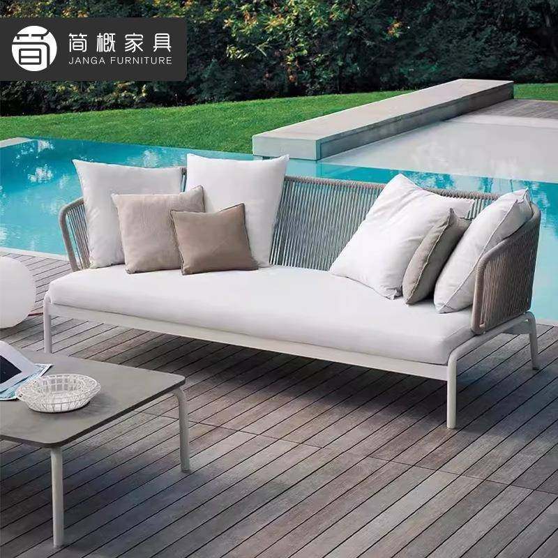 户外别墅泳池庭院沙发露台花园茶几桌椅家具组合阳台藤椅沙发套装