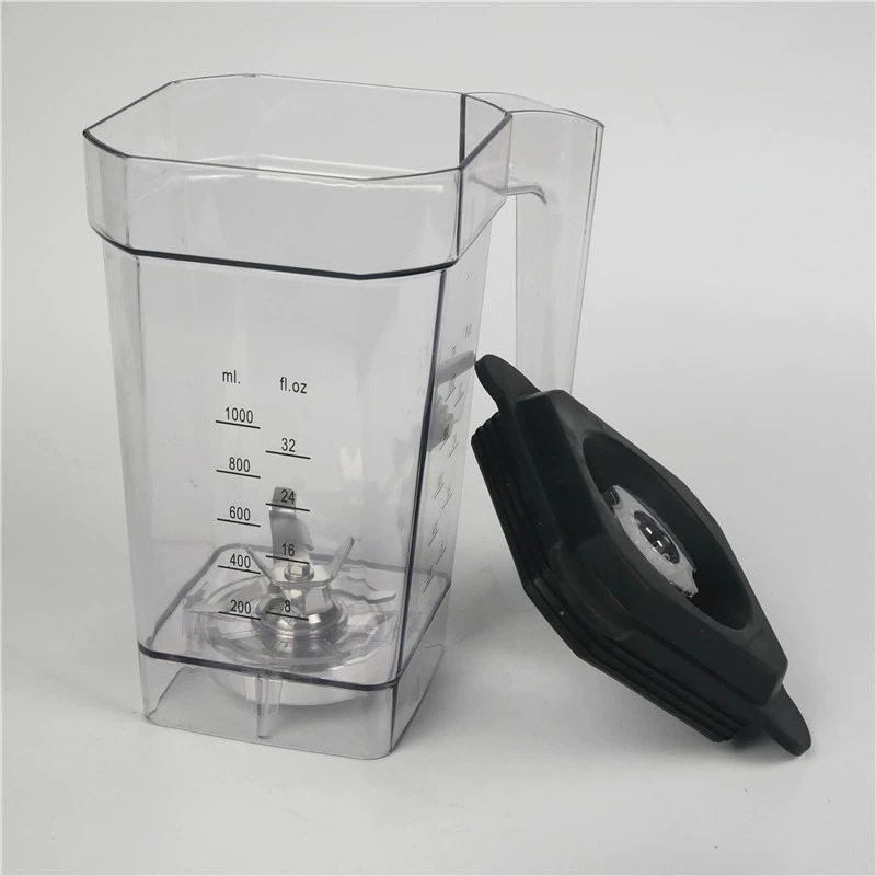 带罩沙冰机杯子Blender冰沙机杯子奶茶店静音带罩隔音冰沙机配件