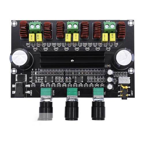 XH-M573大功率2.1声道TPA3116D2数字功放板80W+80W