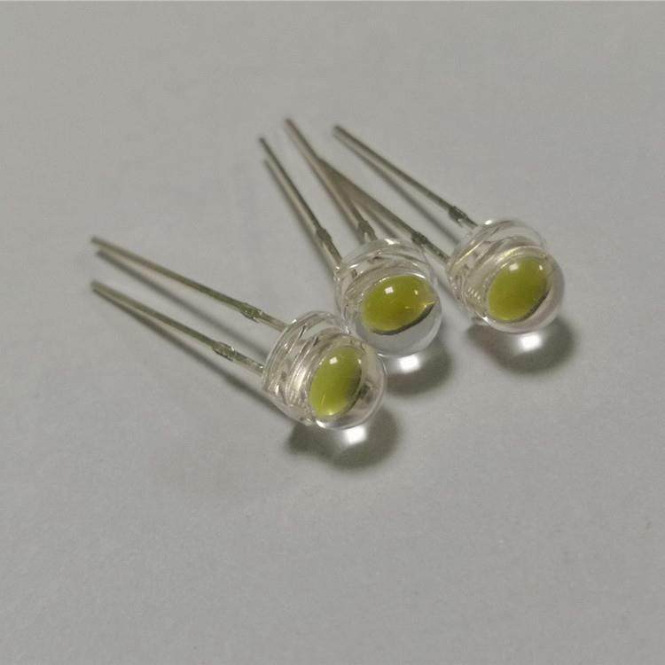 深圳封装厂8-9LM超高亮大杯F5草帽灯珠/低光衰/LED白光灯珠低光衰