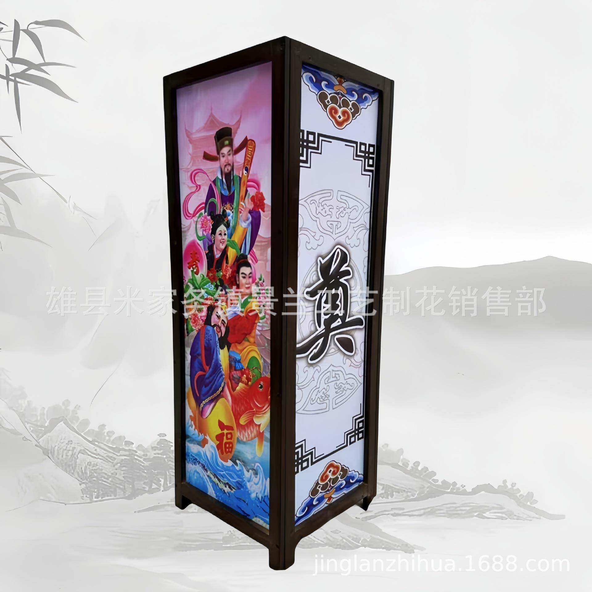 可拆卸电子灯箱电子供桌电子花圈仿真花圈灵堂布置产品