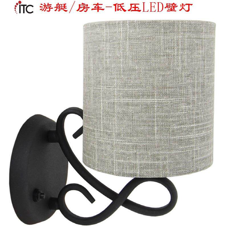 房车灯游艇灯LED壁灯,12V低压镜前灯,床头灯,室内低压壁灯