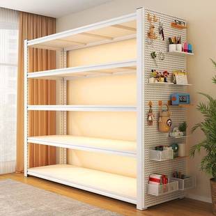 加厚钢制书架图书馆书架儿童书柜绘本架落地置物架客厅简约储物架