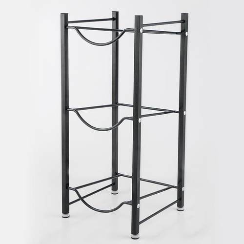 诺捷水桶置物架家居客厅3层收纳架办公供水点置地欧式水桶架