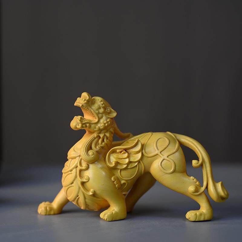 小叶黄杨木貔貅木雕摆件茶桌茶宠办公室桌面客厅摆件汽车装饰摆件,智能设备,其他智能设备,淘宝优惠券,粉丝福利购,淘宝优惠卷