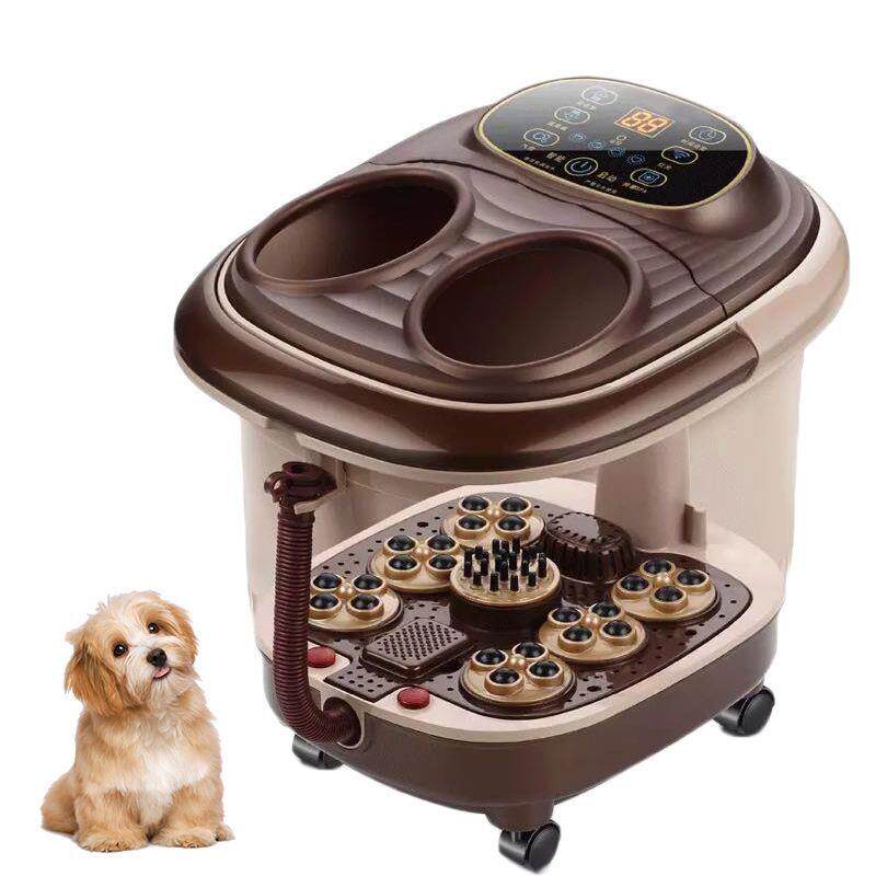 足浴盆插电全自动洗脚盆按摩加热泡脚桶足疗机足浴器家用宿舍养生