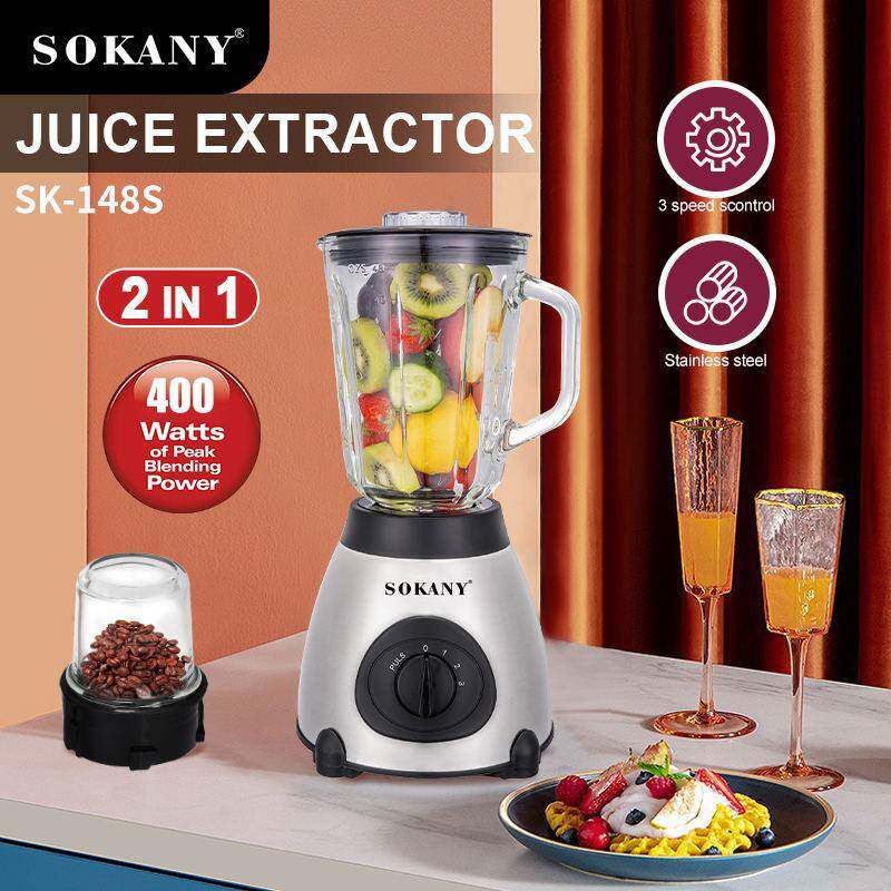 SOKANY148S榨汁机果汁西瓜汁橙汁压榨鲜榨家用电动水果汁搅拌