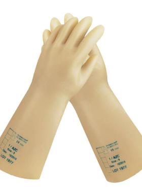 代尔塔207002绝缘手套天然乳胶10KV工作电压7.5kV