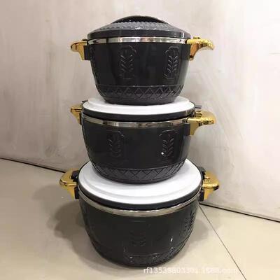 外贸3PCS保温盒2.5L-4.5L-6.5L热销非洲