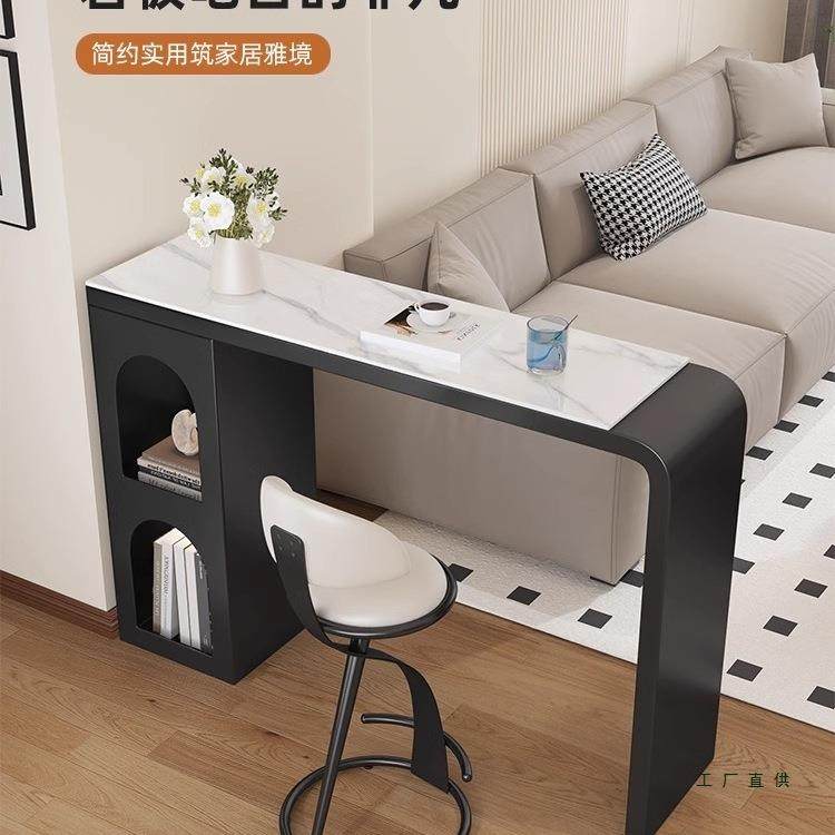 轻奢岩板吧台桌家用客厅隔断靠墙垭口高脚桌奶油风阳台休闲小吧台,农用物资,其他肥料,淘宝优惠券,粉丝福利购,淘宝优惠卷