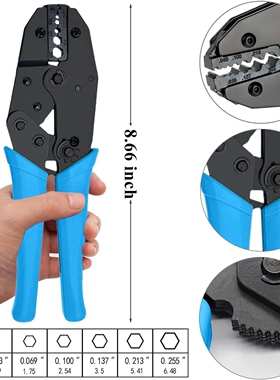 Gaobige Coaxial Cable Tool Kit, BNC Crimp tool for RG58, RG5