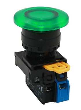 YW1L-M4E10Q4G M4E10QM3G 24V 220V  idec  和泉按钮  蘑菇头