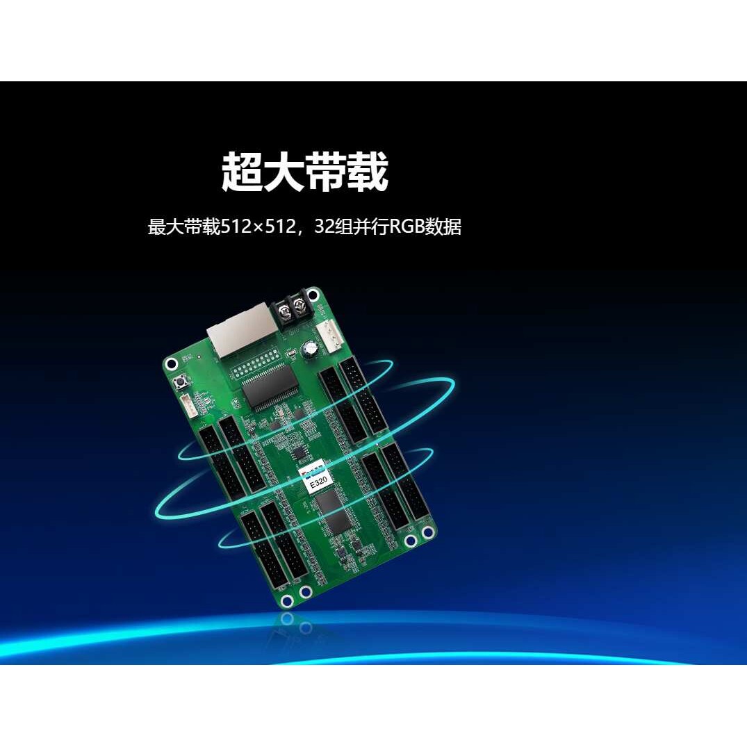 LED全彩显示屏卡莱特高清E列列接收卡E80