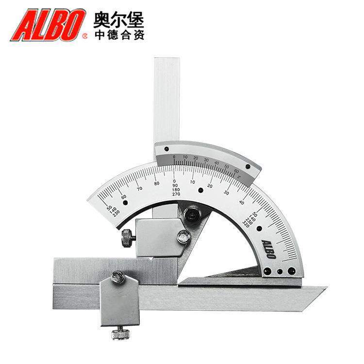奥尔堡角度尺0-180组合量角器角度尺角度仪测量工具0-320度