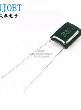 CL11涤纶电容 2A823J 100V823J 82NF 0.082UF 绿色直插电容器