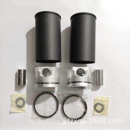 适用五十铃10PE1发动机四配套126MM 缸套组件 活塞环销卡簧 ISUZU