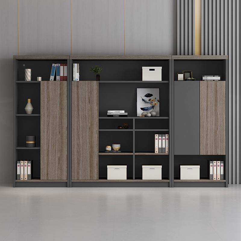 办公室文件柜木质书柜置物架柜储物案家SJRG-14资料柜落地背景柜