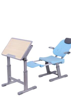 可躺式午休习课桌学JMV校学桌中小学生桌调椅可椅节多功能写字书