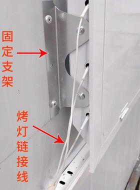 烤灯漆房烤红外线灯管烤双碳纤维卤素加BCR三热管3kw汽车喷漆房配