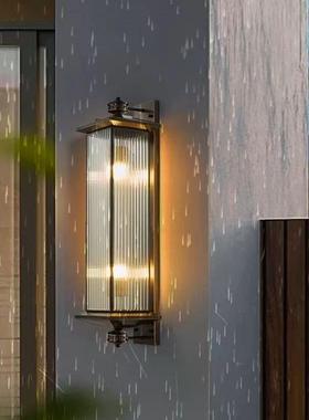 户太阳能全铜外壁灯吉祥长虹防庭院过道走廊壁灯别水大门口壁灯露