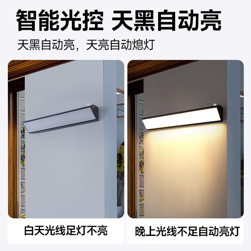 光阳控壁灯3169光控天自动亮庭院灯门黑口室外门前灯台露台墙壁光