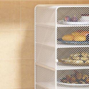 厨房罩菜家用饭菜收盖纳盒桌菜剩菜多置物架防苍饭蝇层食L2T5hqII