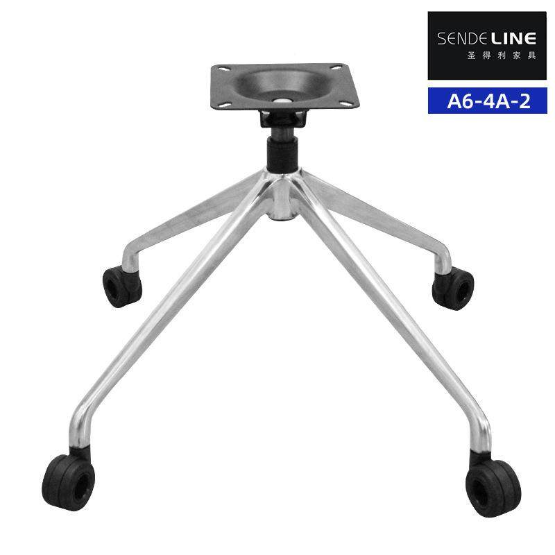 办公椅配件压铸铝合休金四底盘星转椅脚闲椅升OWD降底座