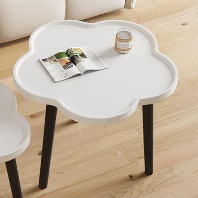 胡桃边桌几小子茶几几沙发边网红迷NDE你小圆桌客柜厅角出租屋床