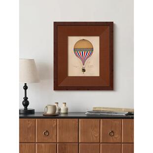 热气球》ht0809南法复古艺术客室厅风装饰法式中画古风儿童房卧床