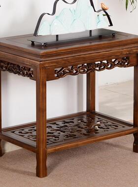 老榆木中式边角几边桌约长沙发边柜长桌VLE实木小几简茶几桌茶台