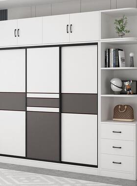 衣柜用卧家室简易出租简房HHX衣柜推纳拉门约现代儿童组装收柜轻