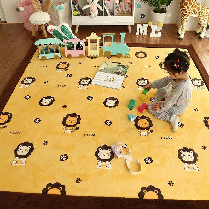 童P66D地毯卧摔客厅房间加厚床下LMJSHRDT儿防垫子宝宝爬室行垫榻
