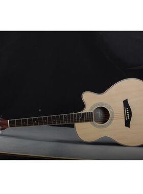 全4寸哑光0木EQ电箱款AG40民谣木吉他初学者入门练习琴椴销售