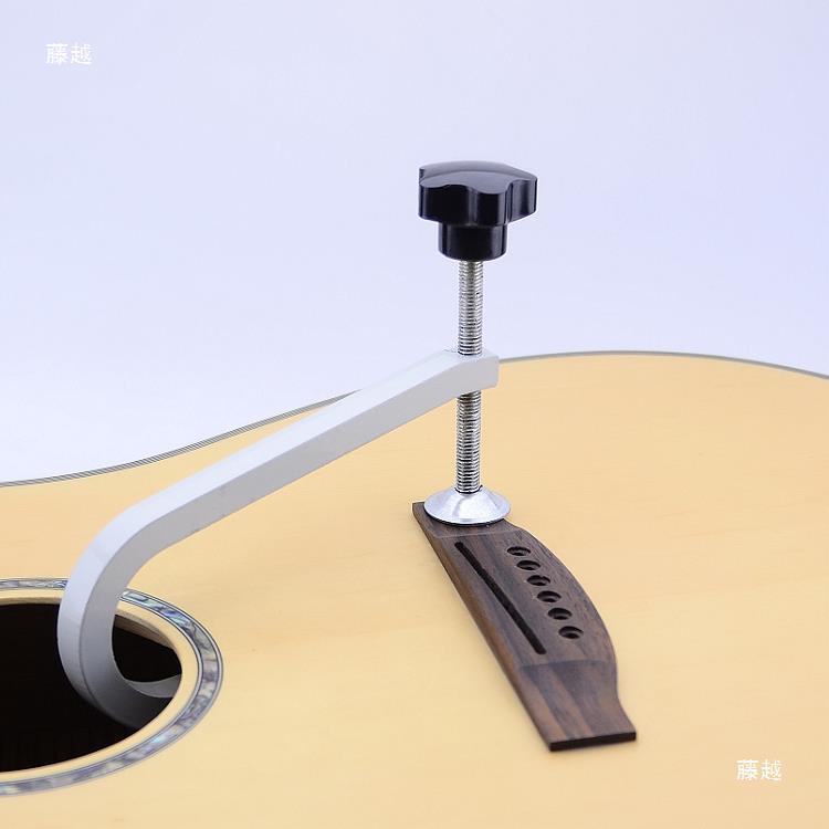 古典民谣吉他琴桥拉弦板粘接定U型木IES木工夹琴桥琴固码开胶