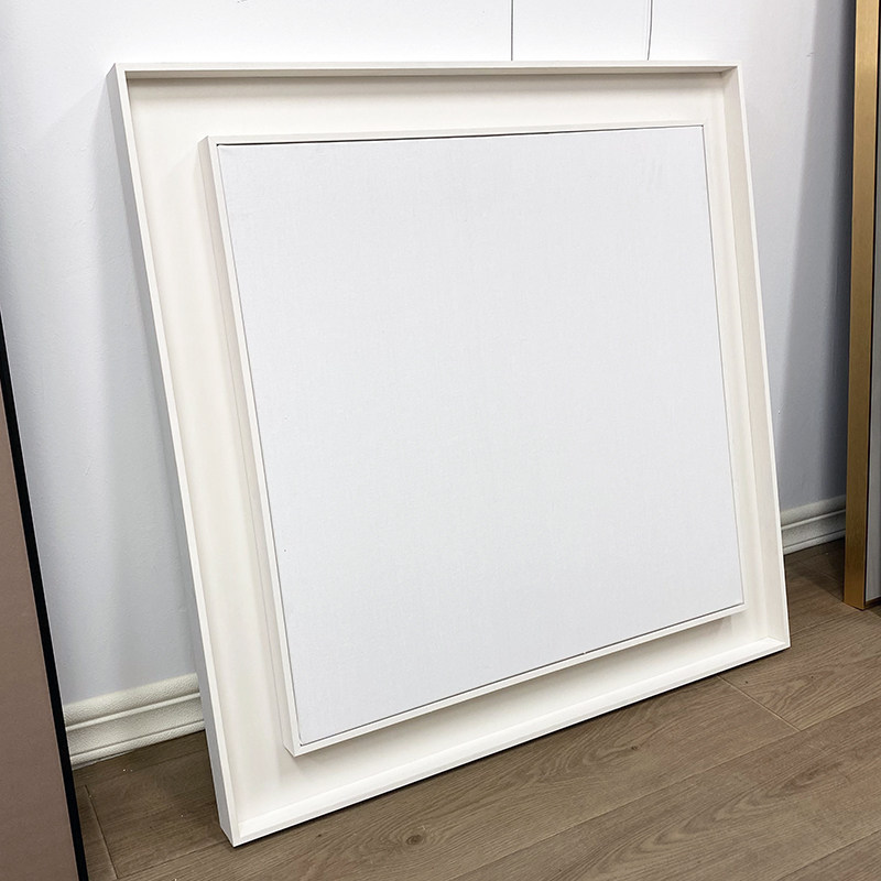 免装裱油画框带画布外框亚麻油画布成品装饰画丙烯肌理画框 定制