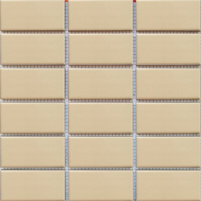 4595mm外墙瓷砖彩码砖纸皮砖浅杏色外墙砖平面釉面砖物业 装修
