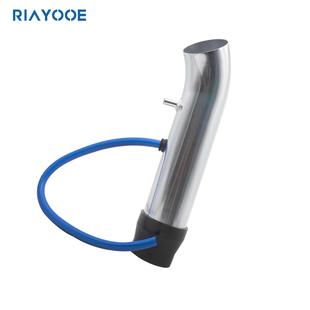 汽车二次进气管冬菇头改装 76mm通用 套件发动机铝合金气管3inch