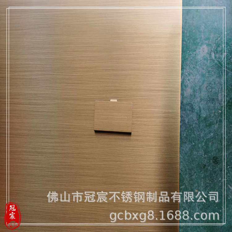 北京304镀铜板交叉乱纹 不锈钢仿铜板 手工拉丝不锈钢做旧