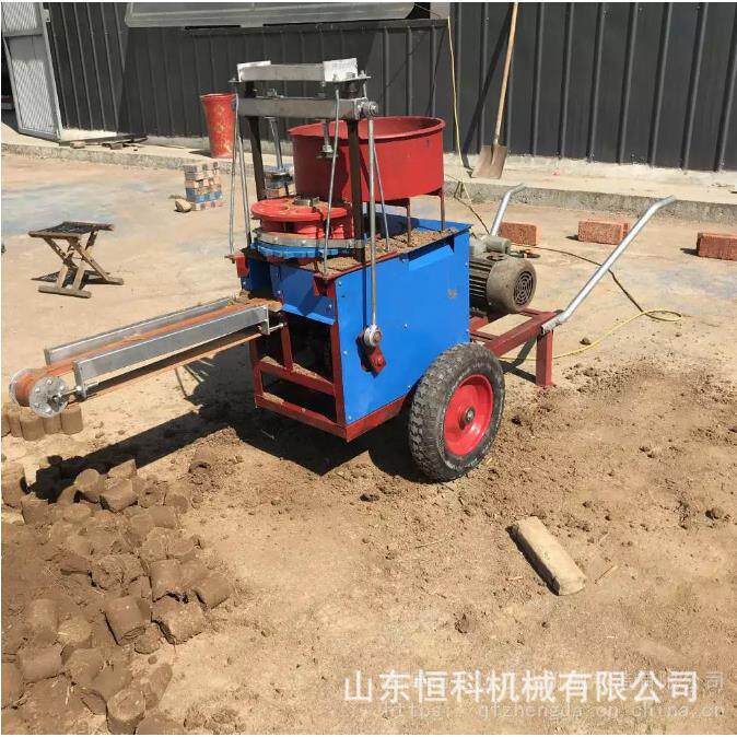 农用电动打钵机 高粱蔬菜育苗压土块打钵机 花卉育苗泥土打钵机
