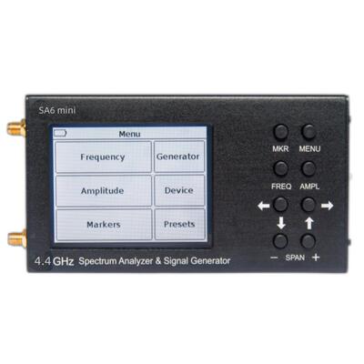 SA6Mini手持频谱分析仪支持35-4400MHz3.2寸信号发生器频谱仪