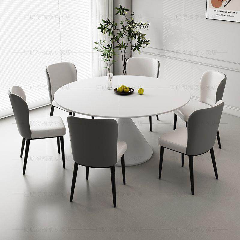 网红岩板餐桌椅组合圆桌轻奢风家用商用洽谈桌小户型圆形转盘饭桌,电子元器件市场,其它元器件,淘宝优惠券,粉丝福利购,淘宝优惠卷