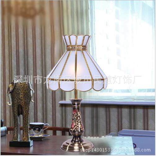 欧式台灯铜灯全铜客厅台灯卧室床头灯铜台灯饰灯具