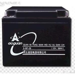 河北奥冠蓄电池6-FM-65 12V6H,质保三年,