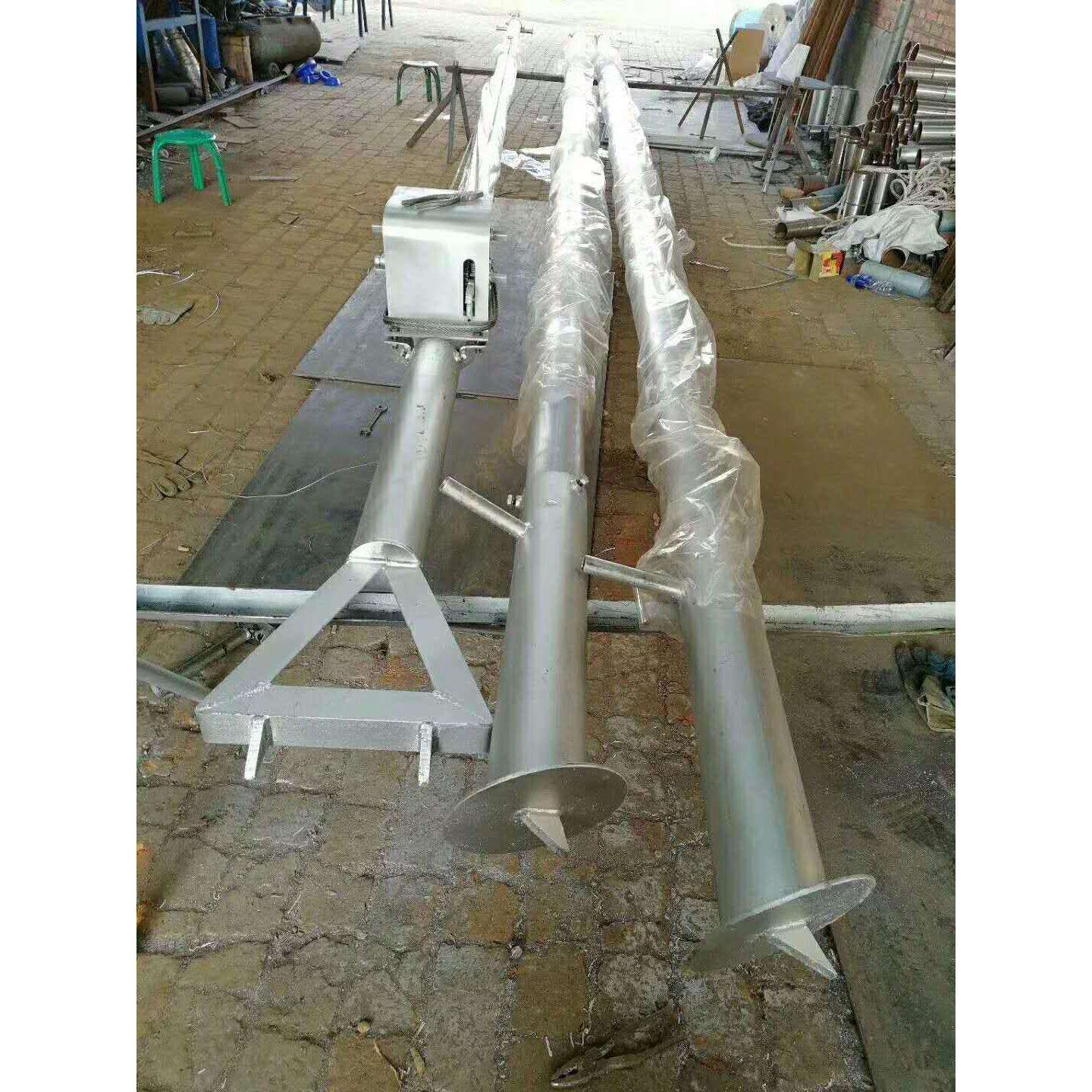 三角铝合金三脚架立杆机电力水泥起杆器抱杆电力扒杆机
